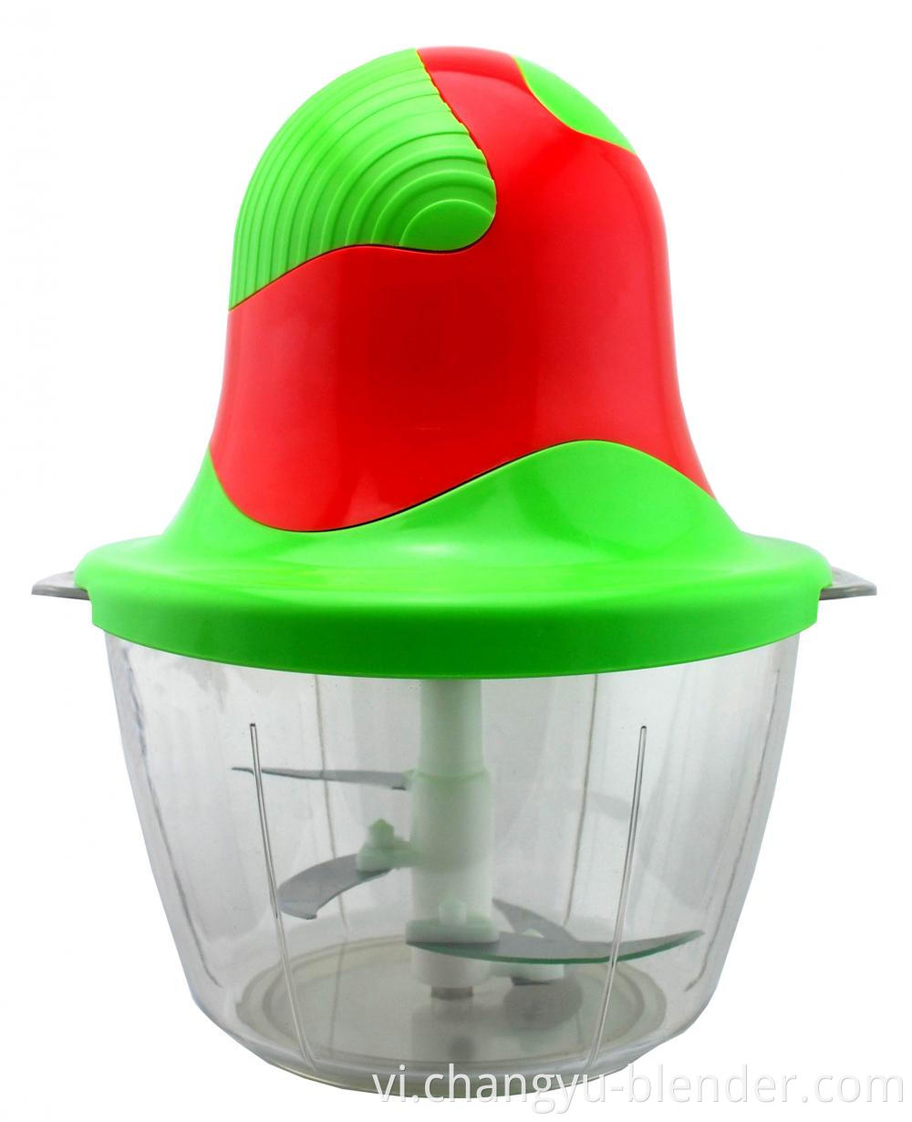 Electric food chopper for making salads
